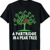 A Partridge In Pear Tree Song 12 Days Christmas Group Gift T-Shirt