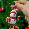 7pcs/set Cartoon Santa Claus Hanging Pendant Snowman Car Haning Pendants  Christmas Day