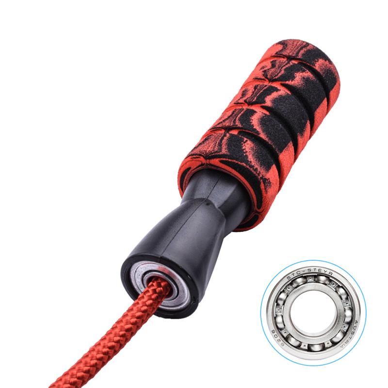 Fierbinte! Coarda de săritură Graffiti cu mâner anti-alunecare Rulmenți bidirecționali Sală de fitness Exerciții de fitness Scădere în greutate Sarituri