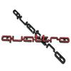1Pc Quattro Emblem 3D ABS Car Front Grille Emblem For A3 A4 A5 A6 A6L A7 A8 Q3 Q5 Q7 S3 S4 S5 RS3 RS4 RS6 Badge Accessories