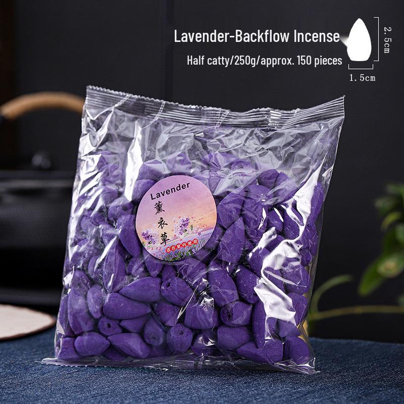 150-Piece Backflow Incense Cones Pack, 250g - Sandalwood & Agarwood for Home & Bedroom