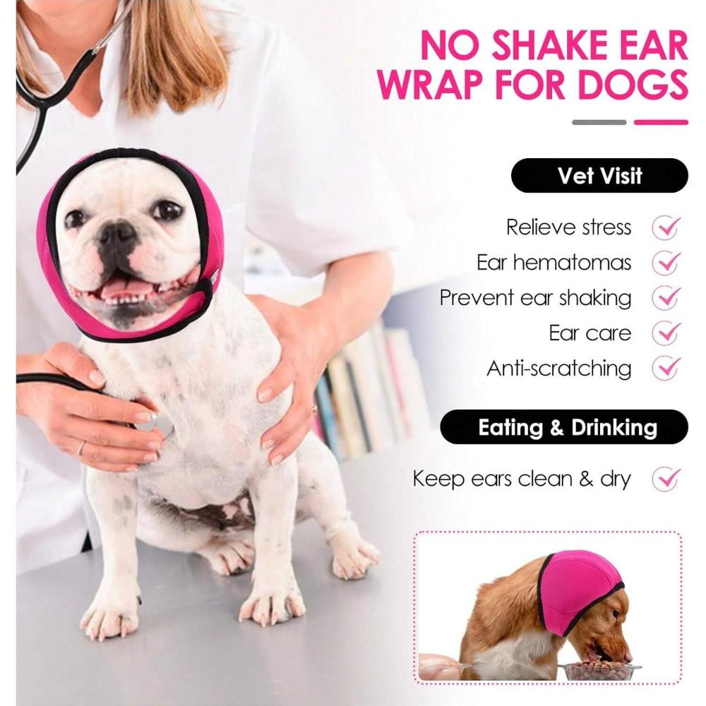 Noise Reducing Dog Earmuffs with Adjustable Headband for Ear Protection and Anxiety Relief. Suitable for Waterproof Noise Reducing Dog Earmuffs