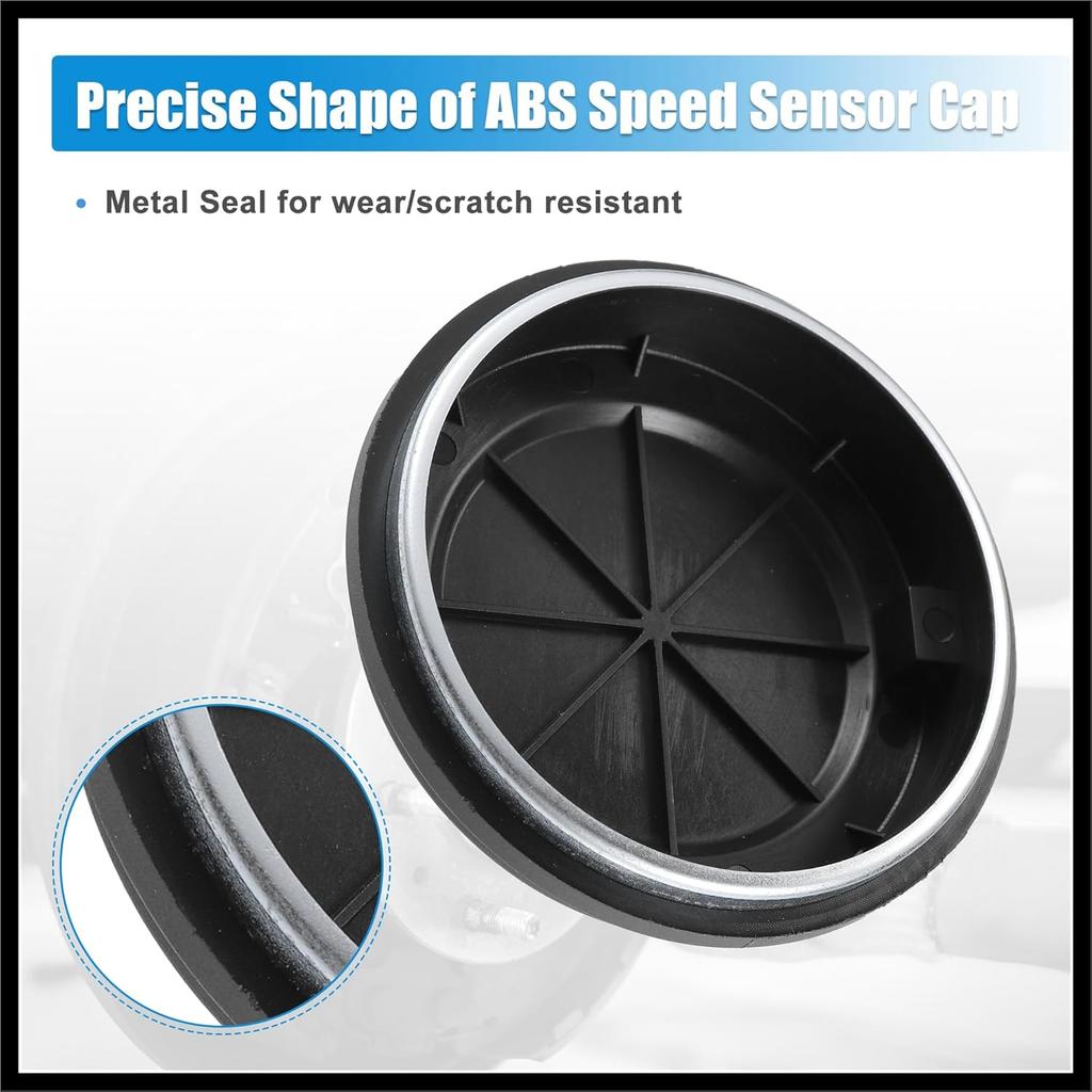 Rear Hub Bearing ABS Speed Sensor for Kia Sorento 2015-2020 & Hyundai G80 G90, 58980-C5000/52750-C5000, Durable ABS Material, 2 Pin Connect, Metal