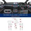 Interior Anti-scratch Protector Film For Honda CRV CR-V 2024 2025  Car Door Center Console Media Dashboard Navigation TPU Film