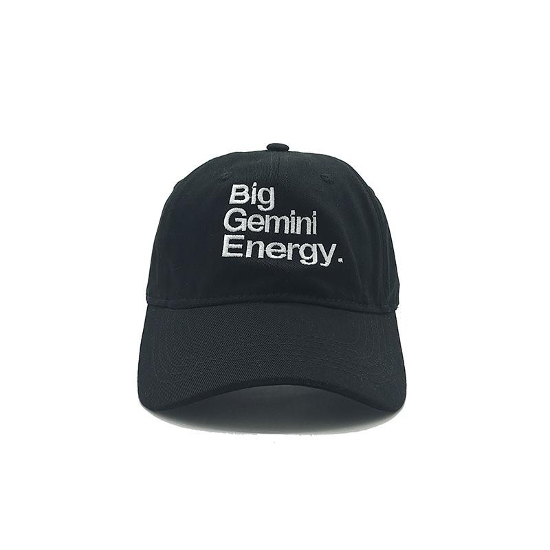 Zodiac Embroidey Cotton Baseball Cap Men Soft Top Black Color Outdoor Sun Hat Women Sport Sunshade Caps Unise Gorras