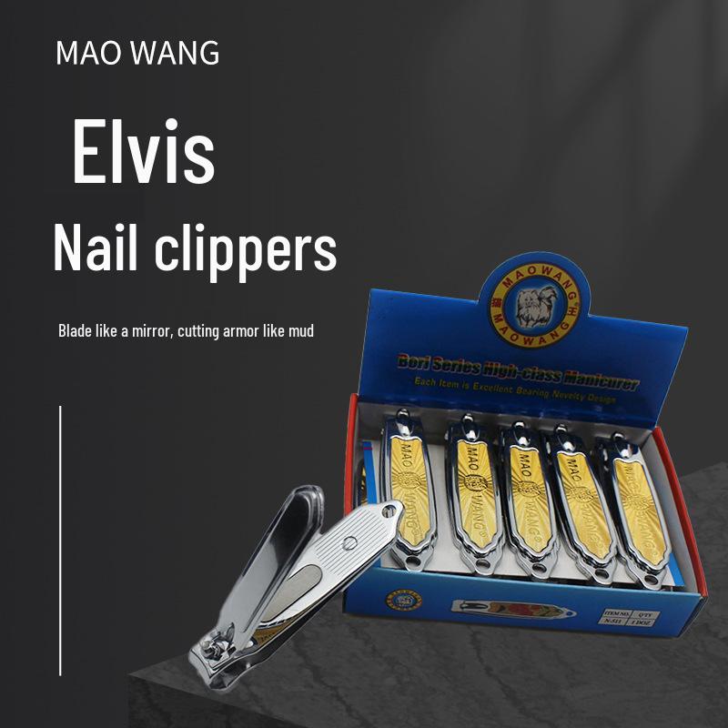 Medium-Sized Portable Nail Clippers and Curved Edge File - High-Carbon Steel Scissors