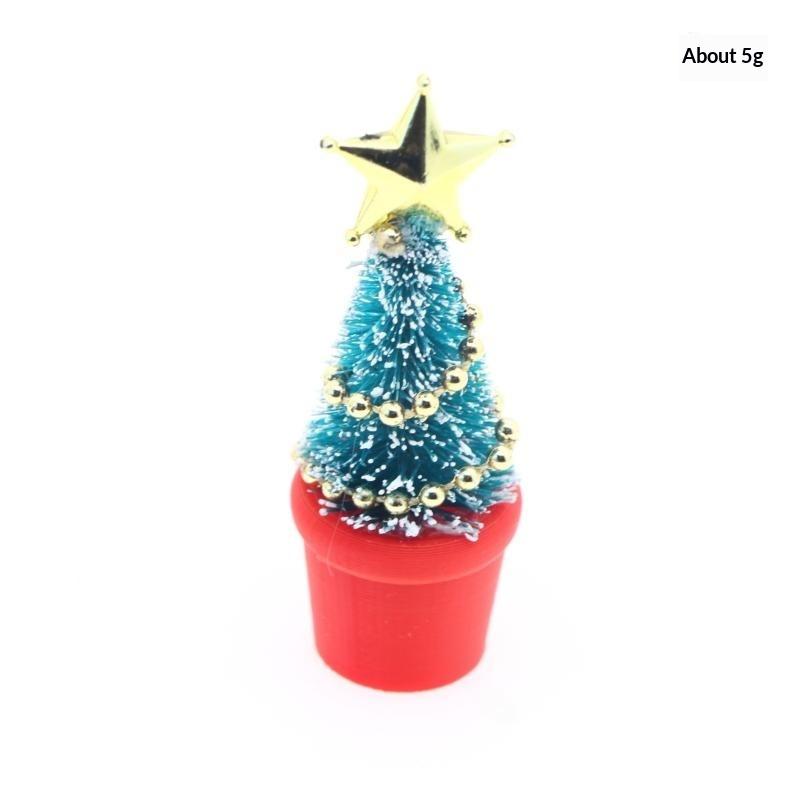 1:12 Miniature Dollhouse Christmas Scene Accessories Candle/Tree Diy Xmas Living Room Decor Micro Landscape Model