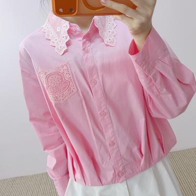 2026 Autumn Fashion Temperament Solid Color Slimming Patchwork Blouse