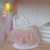 Modern 1/12 Scale Dollhouses Wall Lamp With Glass Dome And Energy Efficient LED Lighting For Miniature Home Decors