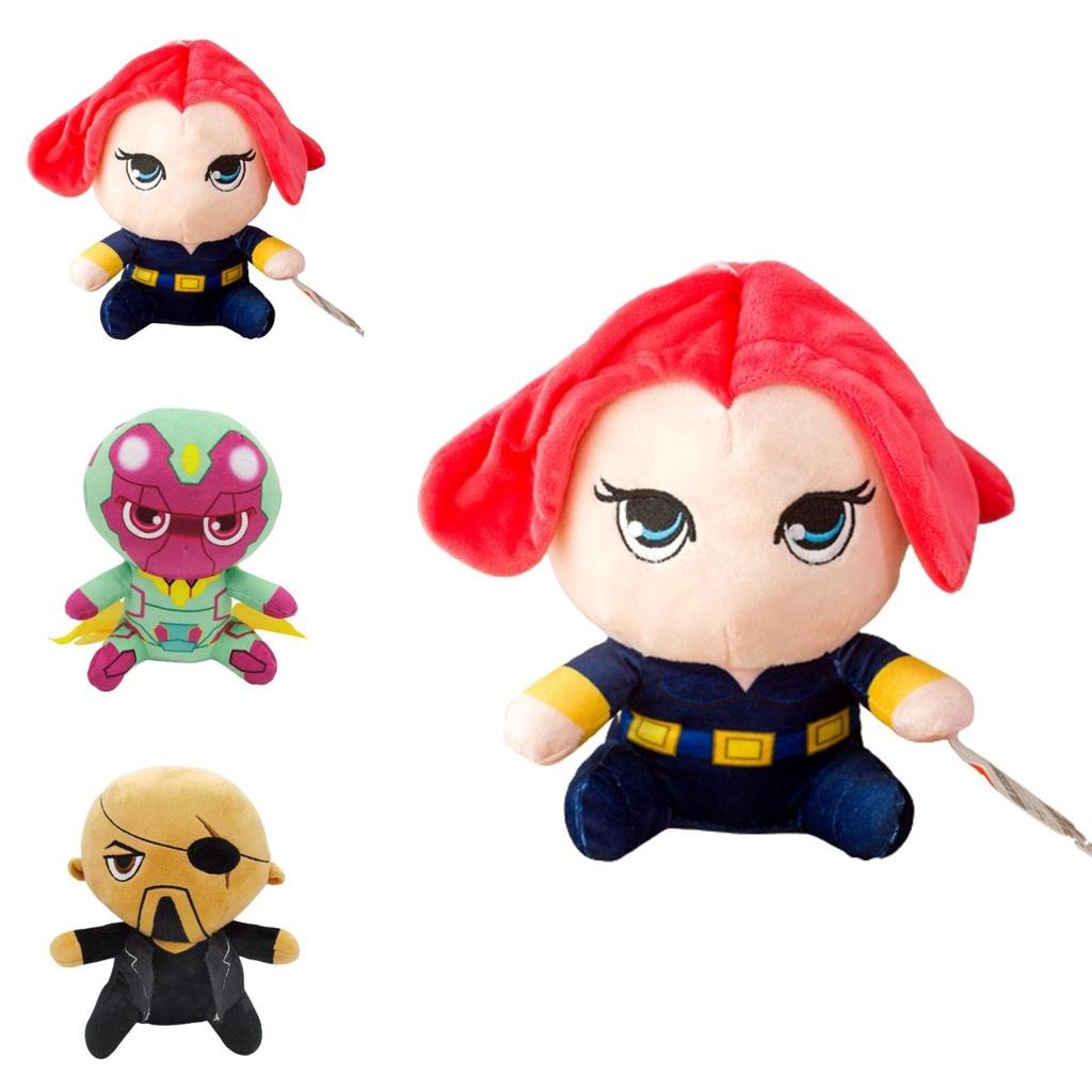 Colección de Peluches Marvel Vengadores Thor Spiderman Viuda Negra Ironman