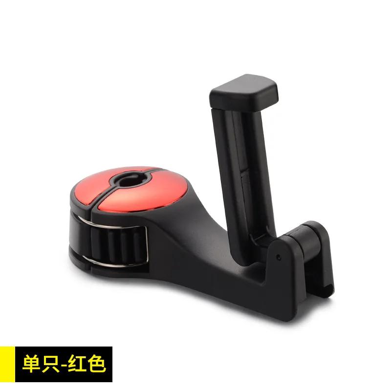 1PC Universal Car Headrest Hooks with Phone Holder Backseat for Phone Support Mobile Back Seat Kid Clip Stand Mount Accessoires