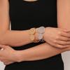 European and American Metal Sense Irregular Geometric Double-layer Open Bracelet Exaggerated Simple Heavy Industry Jewelry 