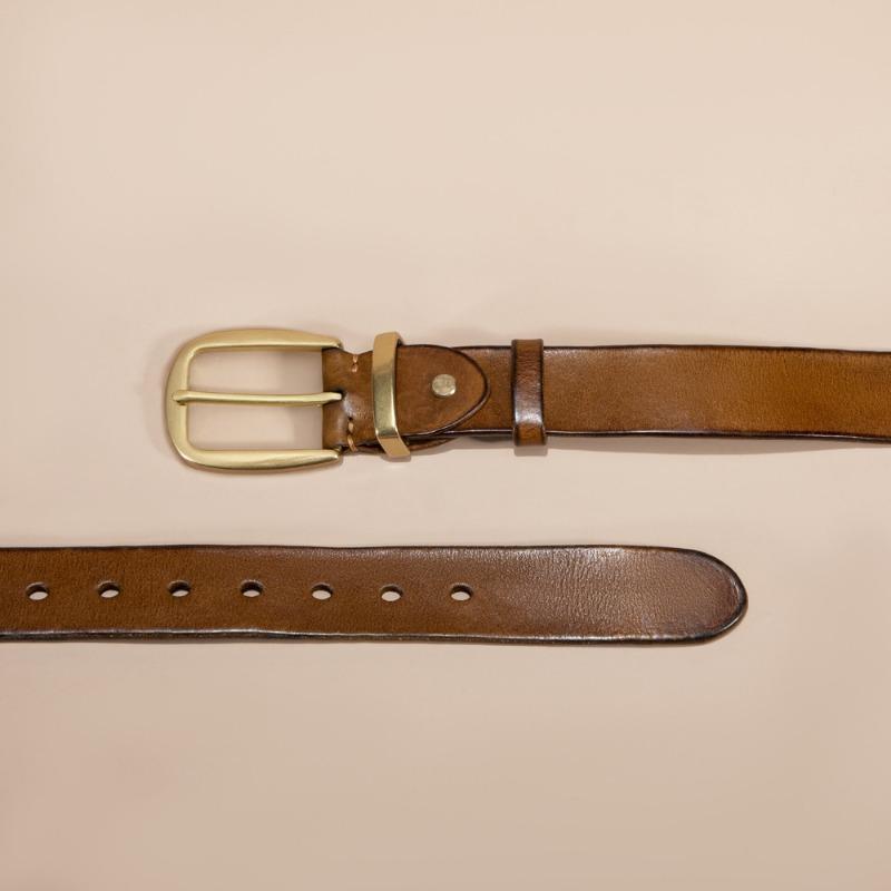 New First-layer Men's Leather Pin Buckle Men's Cowhide Casual Retro Belt