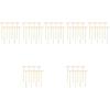 Sewroro Mini Zen Sand Rakes Miniatures 48 Pcs Zen Rake Mini Zen Garden Rakes Meditation Sand Desktop Sand Box Accessories Garden Rake Dining Table