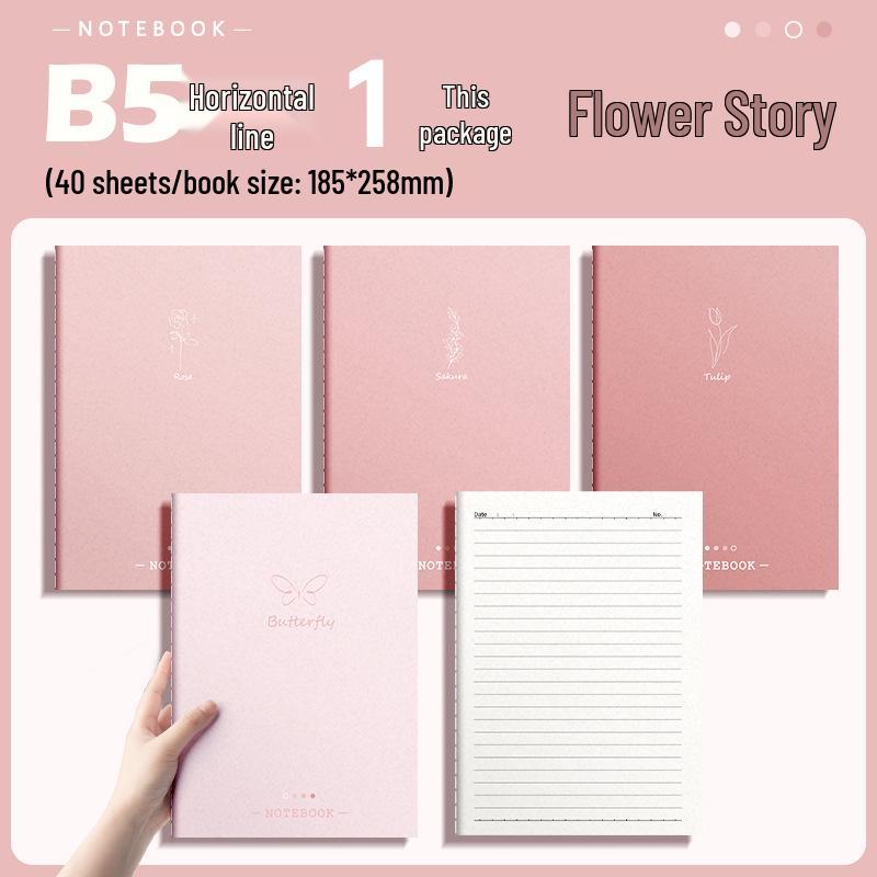 Gradient Soft Cover Notebook - Large Size, Thick, for Middle & High School Students