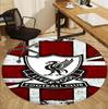 Alfombra Redonda con Patrón del Liverpool F.C., Felpudo para Interiores/Exteriores, para Picnic, Sala de Juegos, Dormitorio, Oficina, Sala de Estar, Alfombra Decorativa para el Hogar, Regalo de Cumpleaños