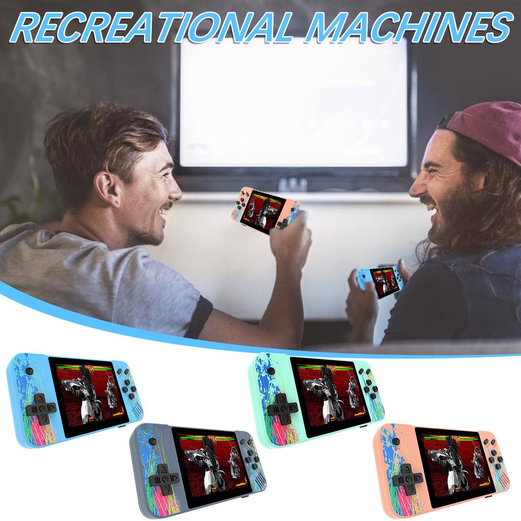 CZT Retro Würfel-Spielkonsole Mit 999 Spielen - Tragbare Elektronik Mit Großem 3,5 Zoll Display Für Kinder