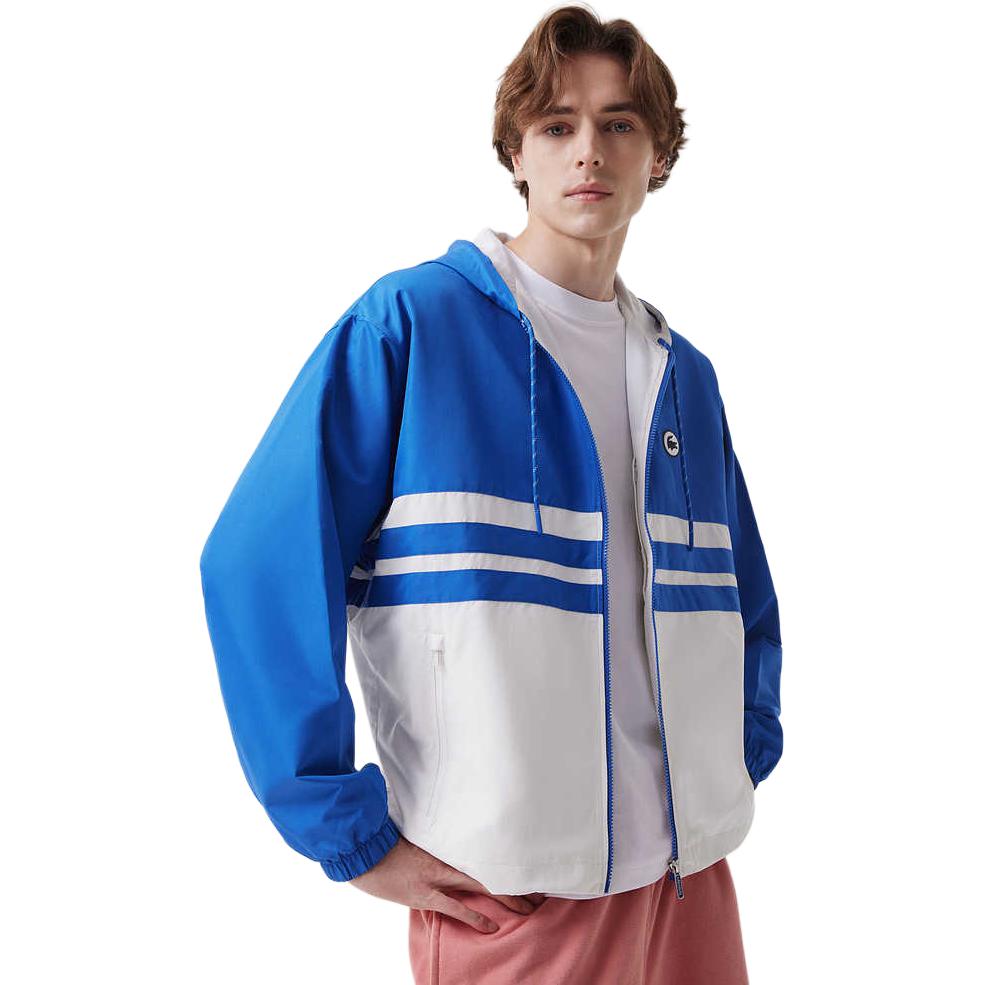 LACOSTE Jackets & Coats Men's Blue White BH1174-ITV