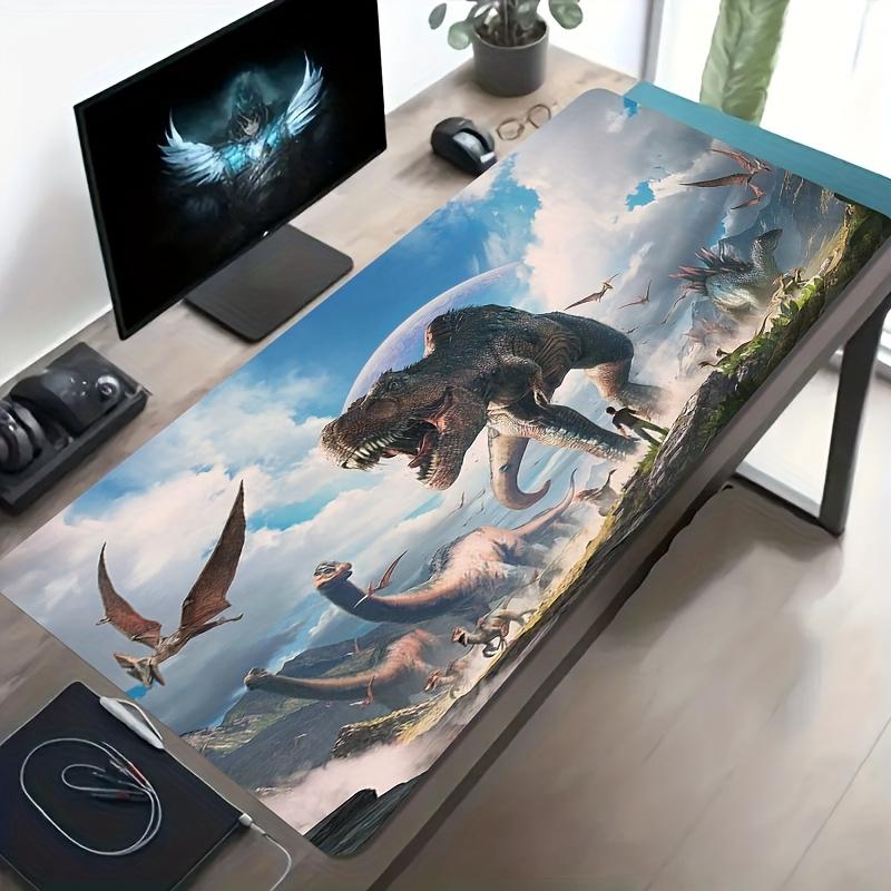 Functional Desk Setup Mouse Pad Gaming Desk Mat Cloth Surface Non Slip Rubber Base for PC Laptop Keyboard