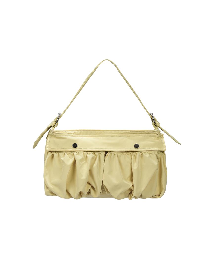 Ccorie Cargo Two-Pocket Shoulder Bag Yellow