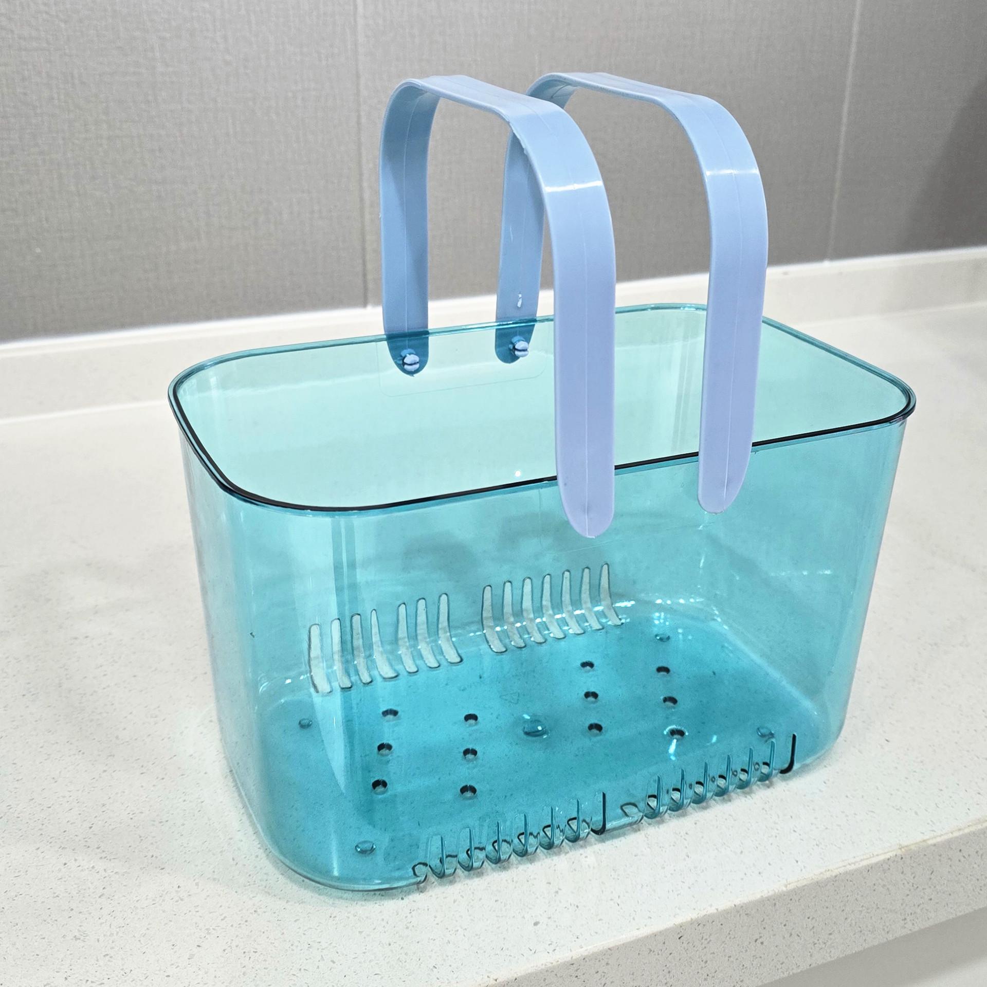 

Large Capacity Plastic Shower and Kitchen Storage Basket