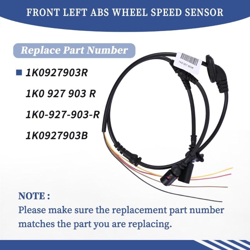 Universal Precise Automotive ABS Sensor Wiring Harness Ensures Accurate Speed Data Transmission Across Models 1K0927903R