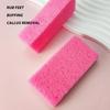 6pcs Pumice Stone Removing Hard Skin Callus PU Foam Exfoliation Pedicure Scrubber Pumice Stone Pink Green