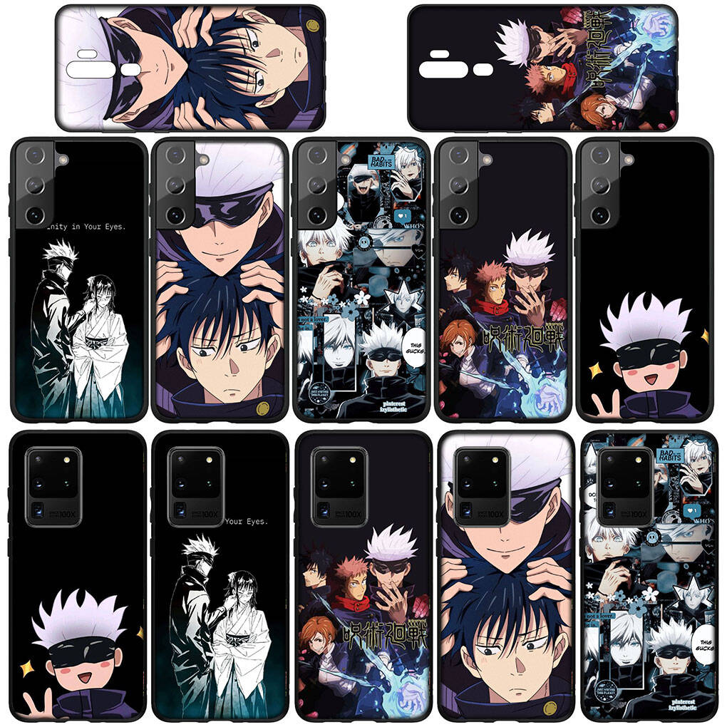 Phone Case for Samsung Galaxy S25 S23 S22 S24 Ultra FE A05 A06 A15 A16 A36 A37 A35 A54 A55 A56 A57 A25 A26 A17 Gojo Satoru Anime Jujutsu Kaisen Cover