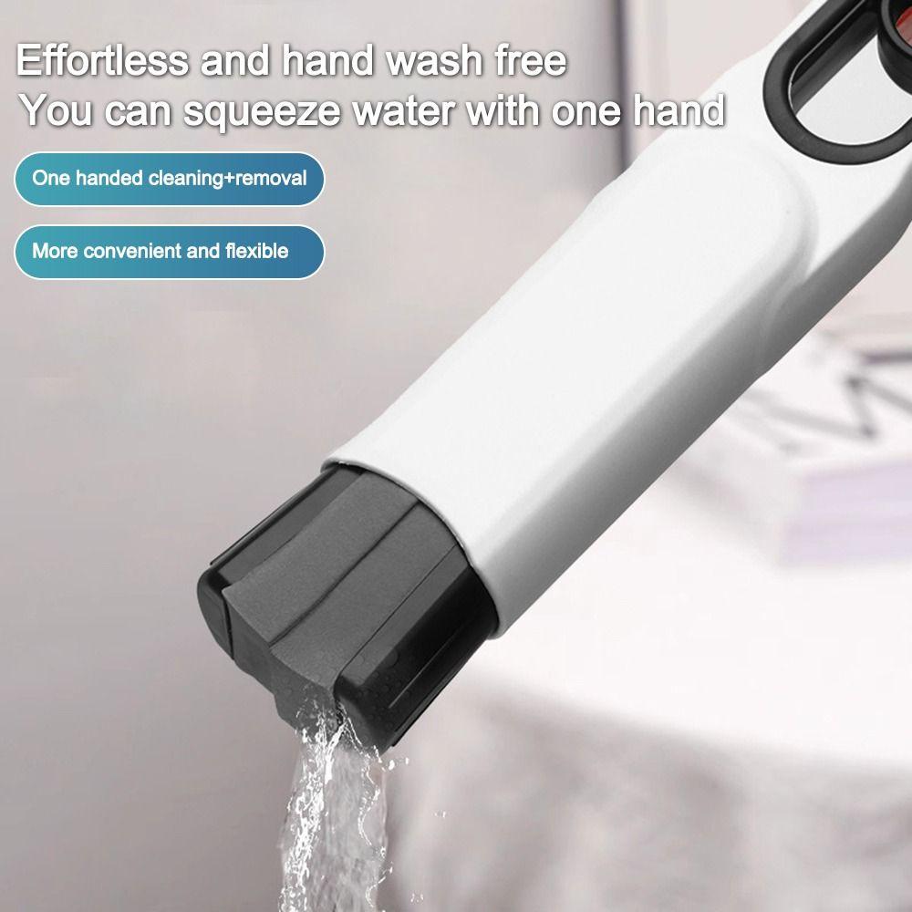 Leistungsstarker Mini-Wischmopp zum Auspressen und Falten, für feuchte und trockene Anwendung, multifunktionaler Schwammmopp, tragbar, stark saugfähig, selbstauspressender Wischmopp