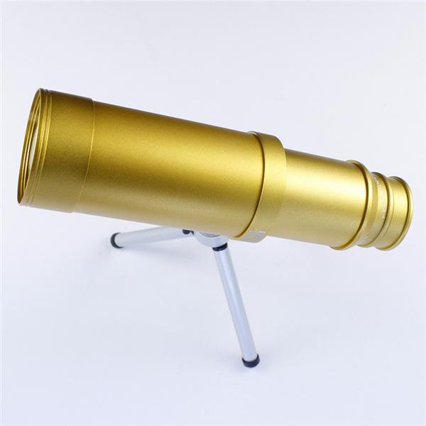 

Піратський дзеркальний телескоп HD високої потужності Монокулярний телескопічний телескоп 10X50 Німецька армія Металеві окуляри для нічного бачення чорний