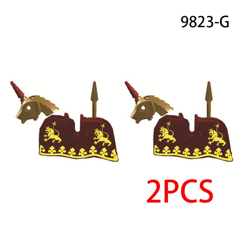 Skeleton Soldier Army King Knight Undead Horse Warrior Bricks Building Block Ringwraith Saddle Roman Soldiers Sword Waffen Toys