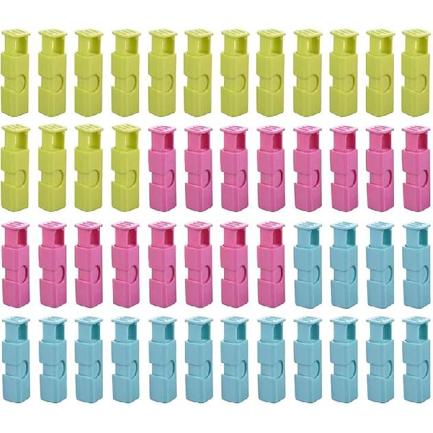 Clips for Bread Bags Good Grips Bag Used for Bread, Rice, Nuts, Beans, Dried Fruit, Frozen Foods Bag and More (Medium 12P)
