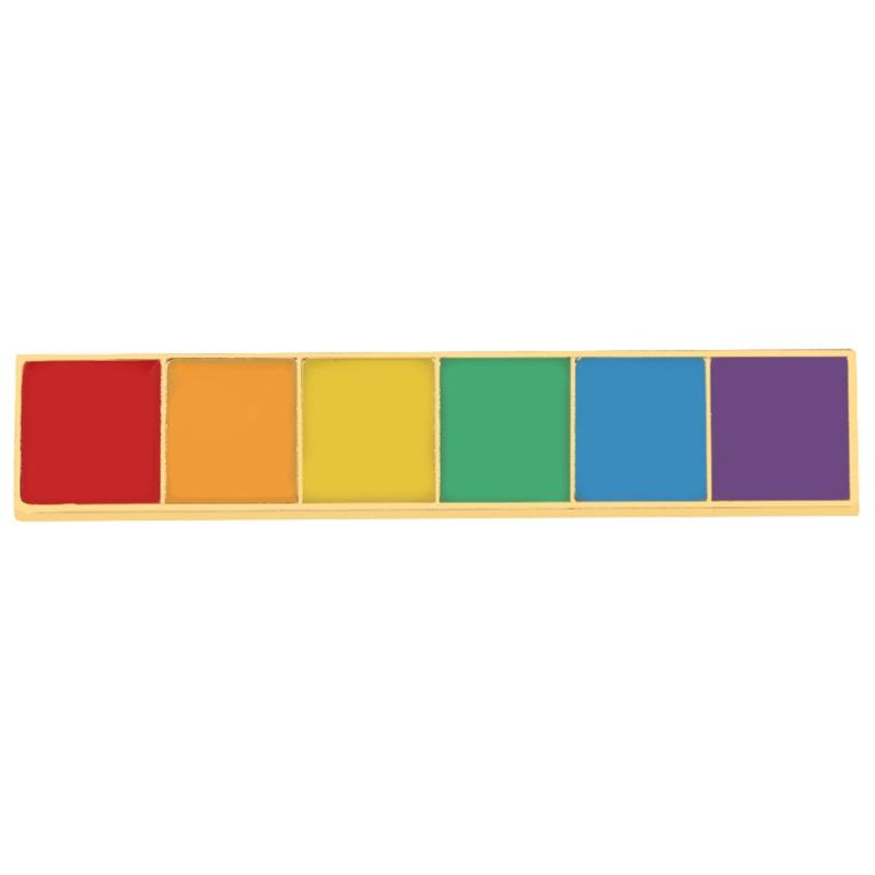 Rainbow Brooch Pins Rainbow Lapel Pin Badge Pin Rainbow Pride Heart Rainbow Brooch Flag Love and Peace Enamel Pins
