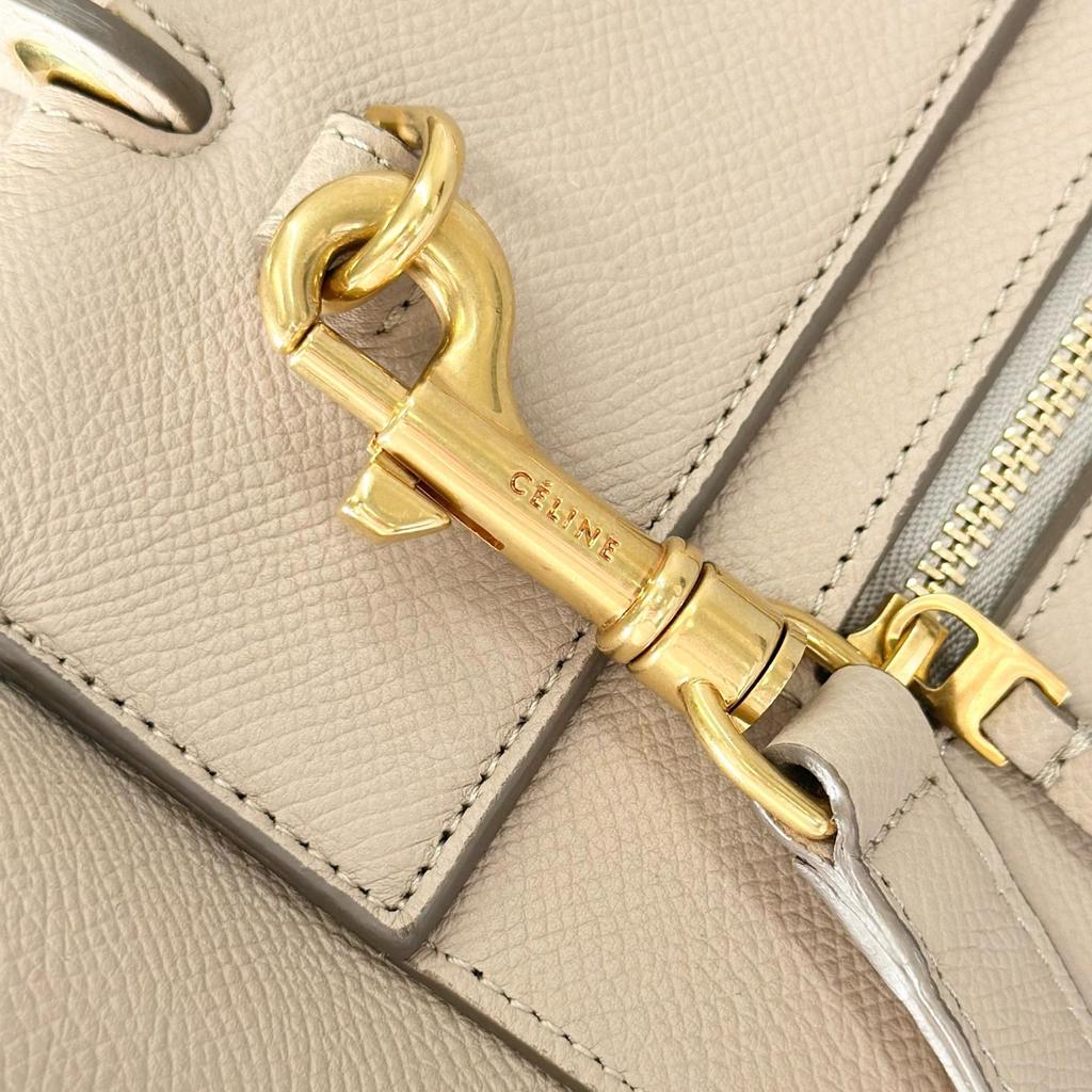 CELINE Small Handbag beige Women Belt bag used