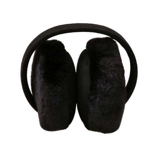 Winter Fuzzy Earmuff Cute Fluffy Faux Fur Earmuff Foldable Furry Ear Warmers for Women Men Girls Boys Jogging Skiing