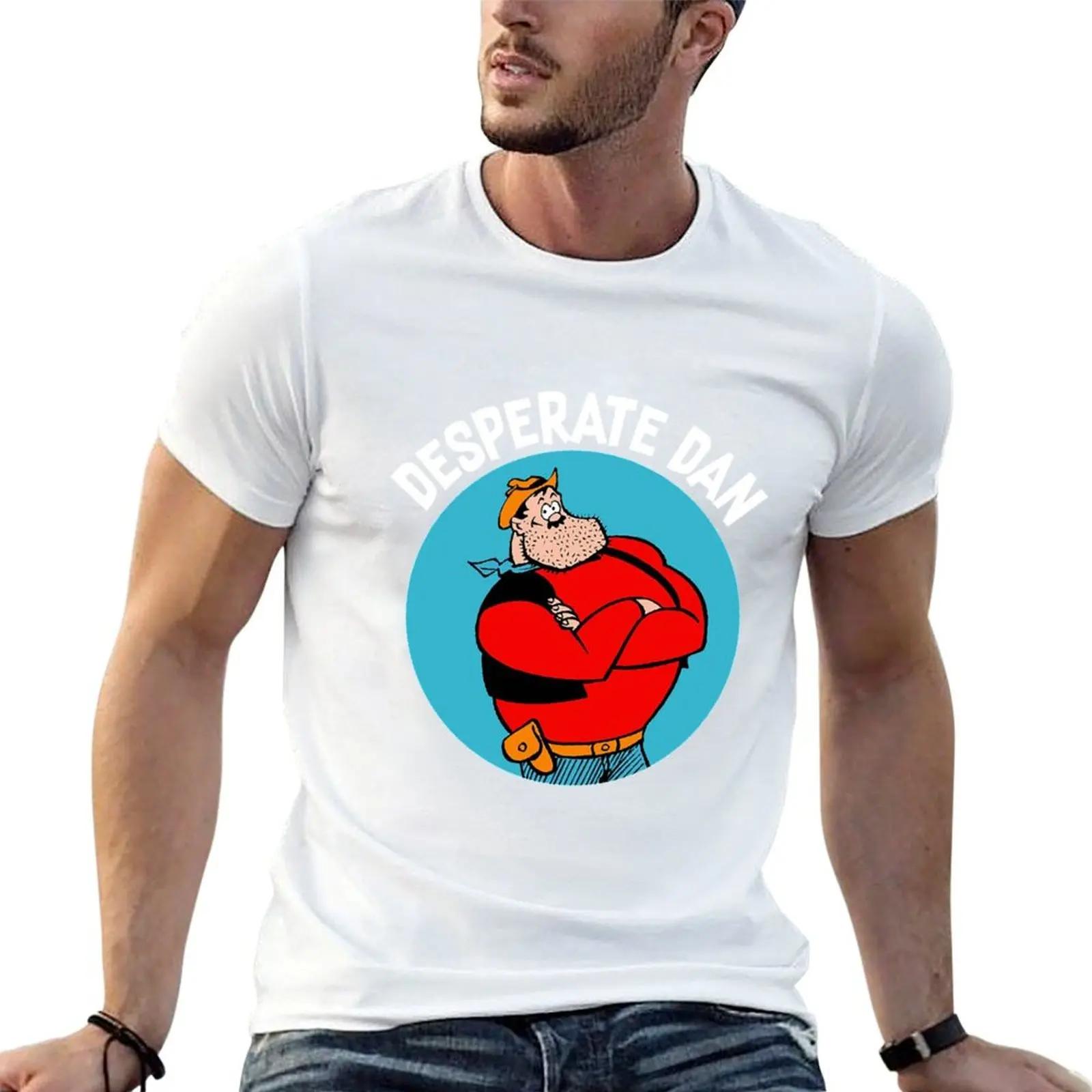 

Desperate Dan Cow Pie t shirt Danial Dan Brother Dan Best Friend Cowboy Gifts Comic Gifts TShirt boys whites mens fashion 4XL