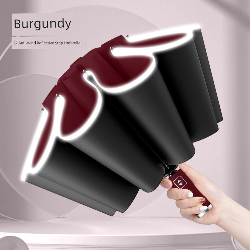 32-Rib Umbrella for Men and Women, Fully Automatic, Reverse Large Size, Double Folding, Heavy Rain Special, Car Storage, Dual-Use for Sun and Rain