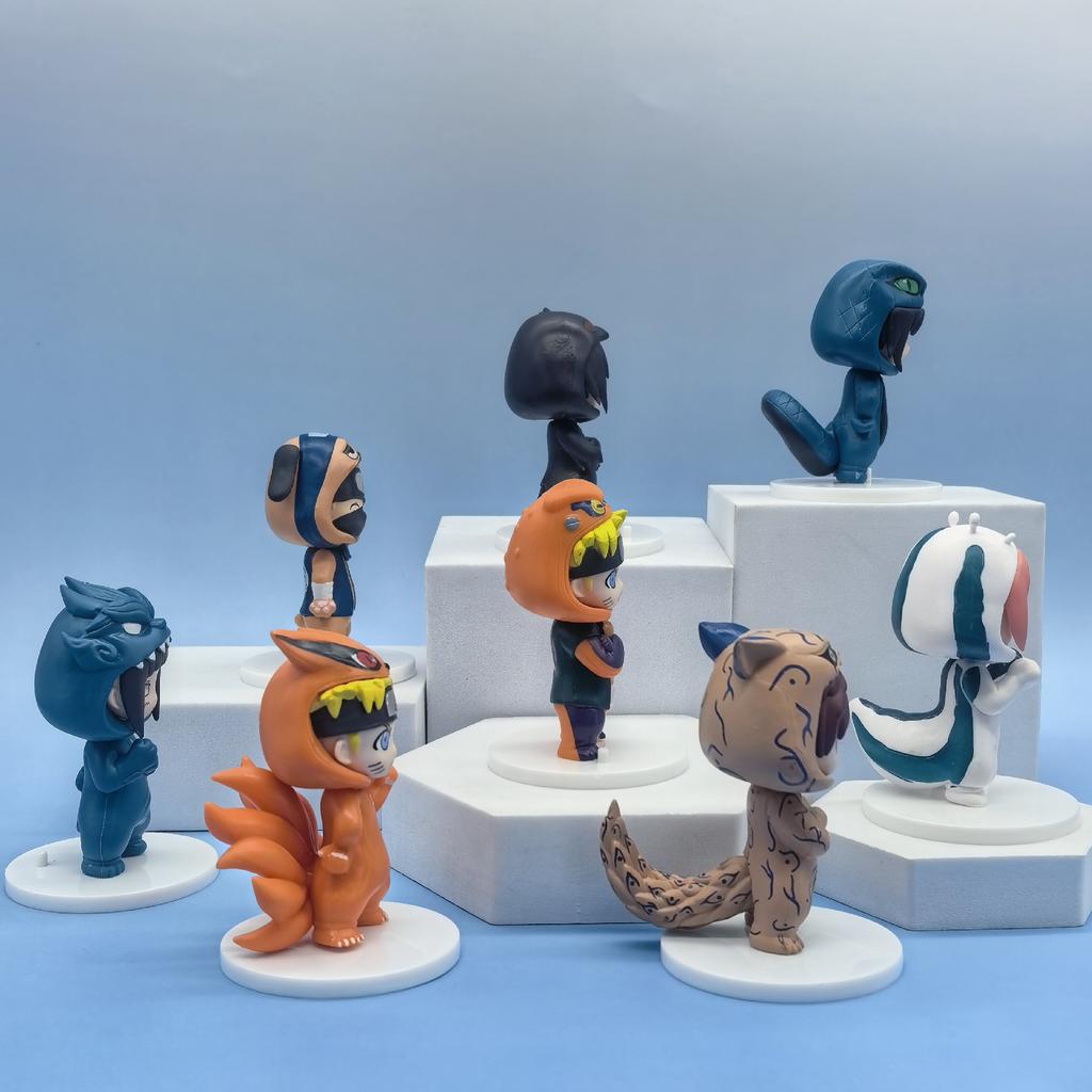Japanese Anime Naruto Jifeng Series Figure Model Q Version Pvc Anime Desktop Ornaments Birthday Gift Collection Model Toys