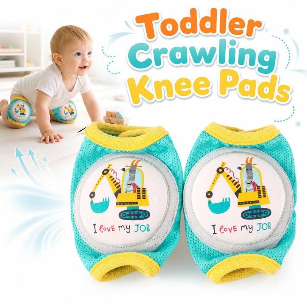 Breathable Toddler Crawling Knee Pads Cushioned Infant Fall Protection Pads  Crawling