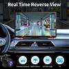 Imagebon 9" 4K Dashcam Wireless CarPlay & Android Auto Car DVR GPS Navigation Night Vision Dual Lens WiFi AUX FM