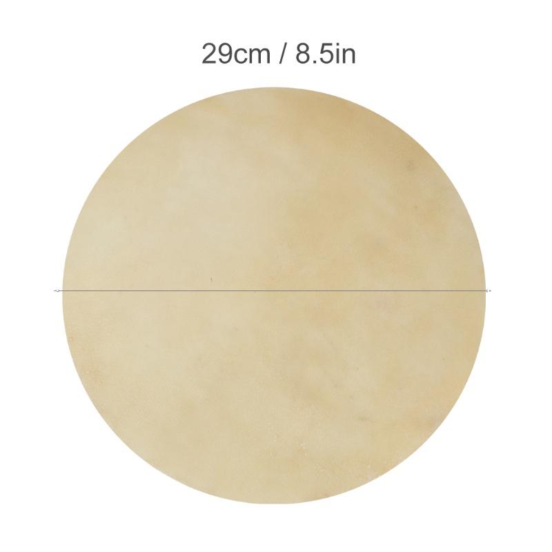 2pcs Drum Head Sheepskin Consistent Clear Sound For African Bongo Drum (11.4in)