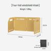 Outdoor Ultra-Light Aluminum Alloy Windshield for Folding Stove - 8/10 Pieces