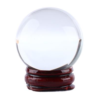 Asiatische seltene natürliche Quarz klar magische Kristall Heilung Ball Kugel 40 mm