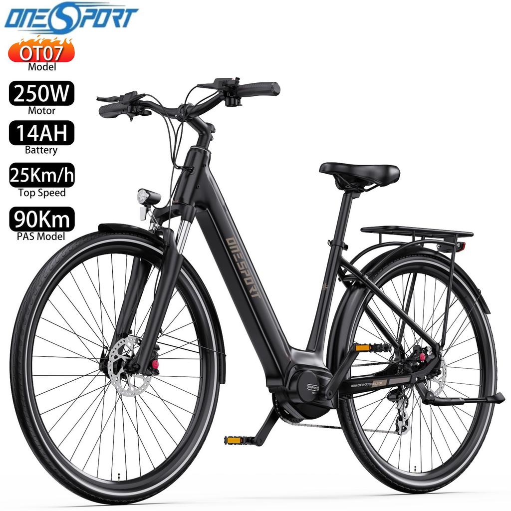 Electric Bicycle ONESPORT OT07 250W Motor City Electric Bike Top Speed 25Km/h 36V 14AH Max Range 90Km Load 150Kg