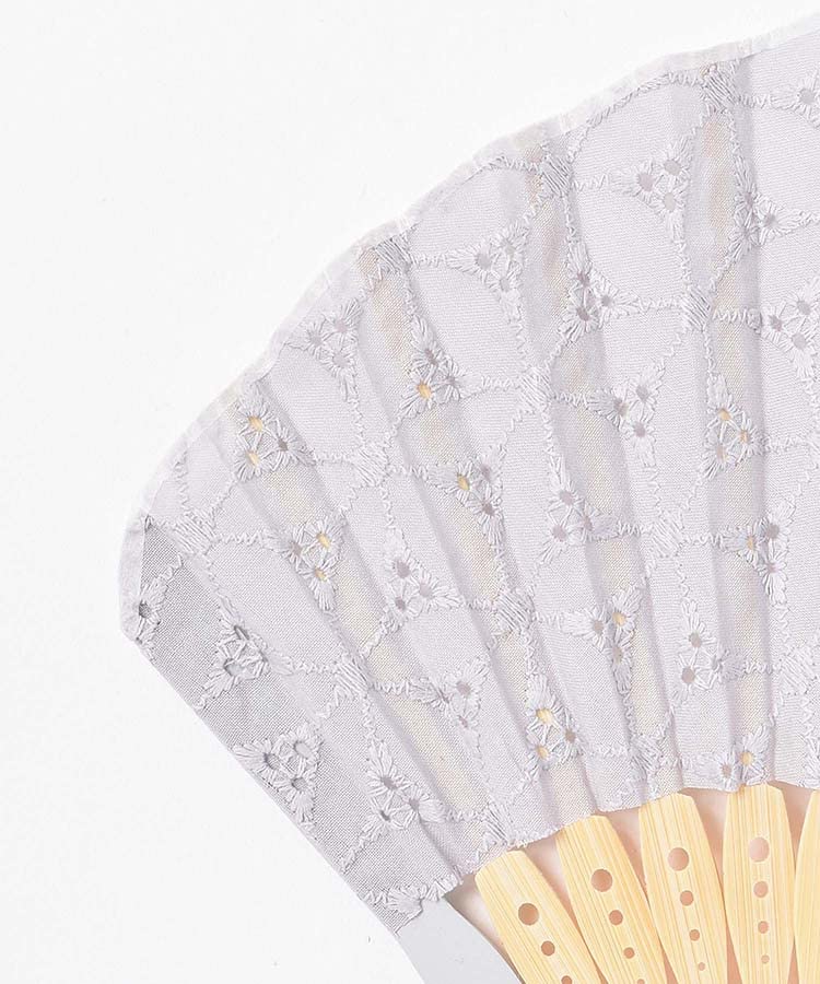 [Hemings] Raffine Folding Fan (White)