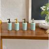 Eco-friendly Material Miniature Soap Dispenser Grid Texture Mini Lotion Bottle Dollhouse Accessory for 1:12 Scene Decor