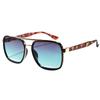 New High-end Square Frame Fashion Double Beam Sunglasses For Men And Women Uv Resistant Versatile Sunglasses M5240