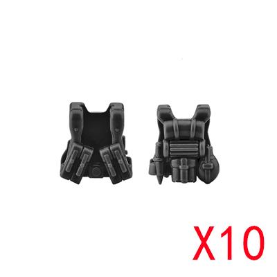 Building Blocks Soldier Figures Equipments Accessories Gifts Toys MOC USA Army Bulletproof Armored Vest Mini Bricks Toy DIY R28