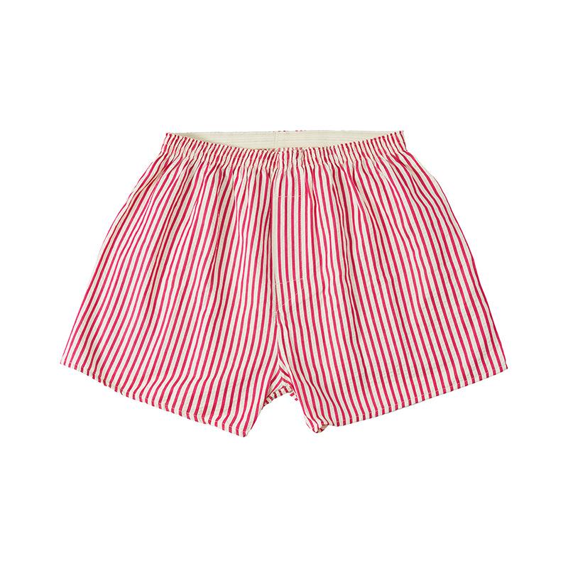 Plus Size Men s Spring Summer Woven Mesh Striped Loose Breathable Flat Angle Briefs M