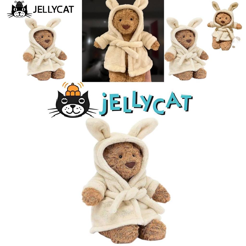 Adorable Bathrobe Bear Plush Toy Soft Comfort Doll Ideal For Kids And Adults